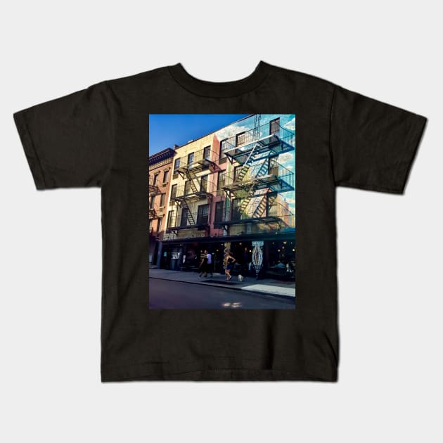 East Village, Manhattan, New York City Kids T-Shirt by eleonoraingrid